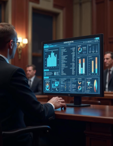 A tool that helps judges determine fair and consistent sentences based on data and precedents