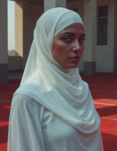 High-tech prayer shawls, hijabs, or robes that incorporate wearable technology