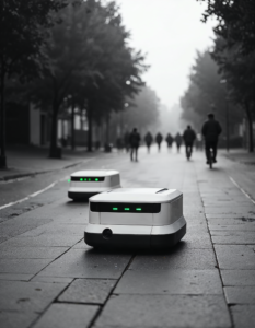 Small, autonomous robots that deliver packages directly to your door